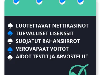 Luotettavat Nettikasinot 2023: En İyi Oyun Siteleri Suomesta